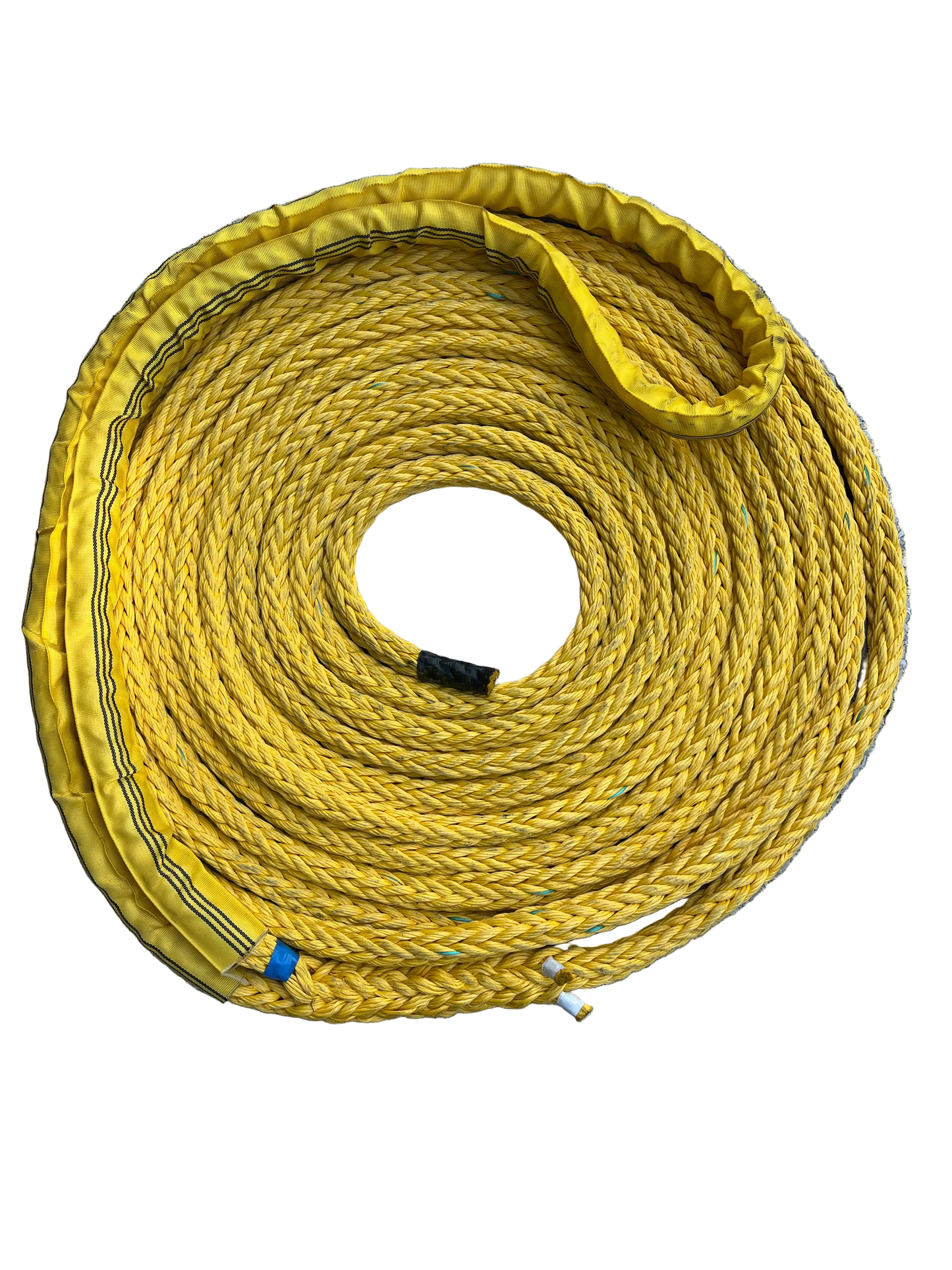 Yellow-Shark Green 28MM 18MTR 1 bekleed oog NIEUW!!! Tipto-Twelve afgeleid