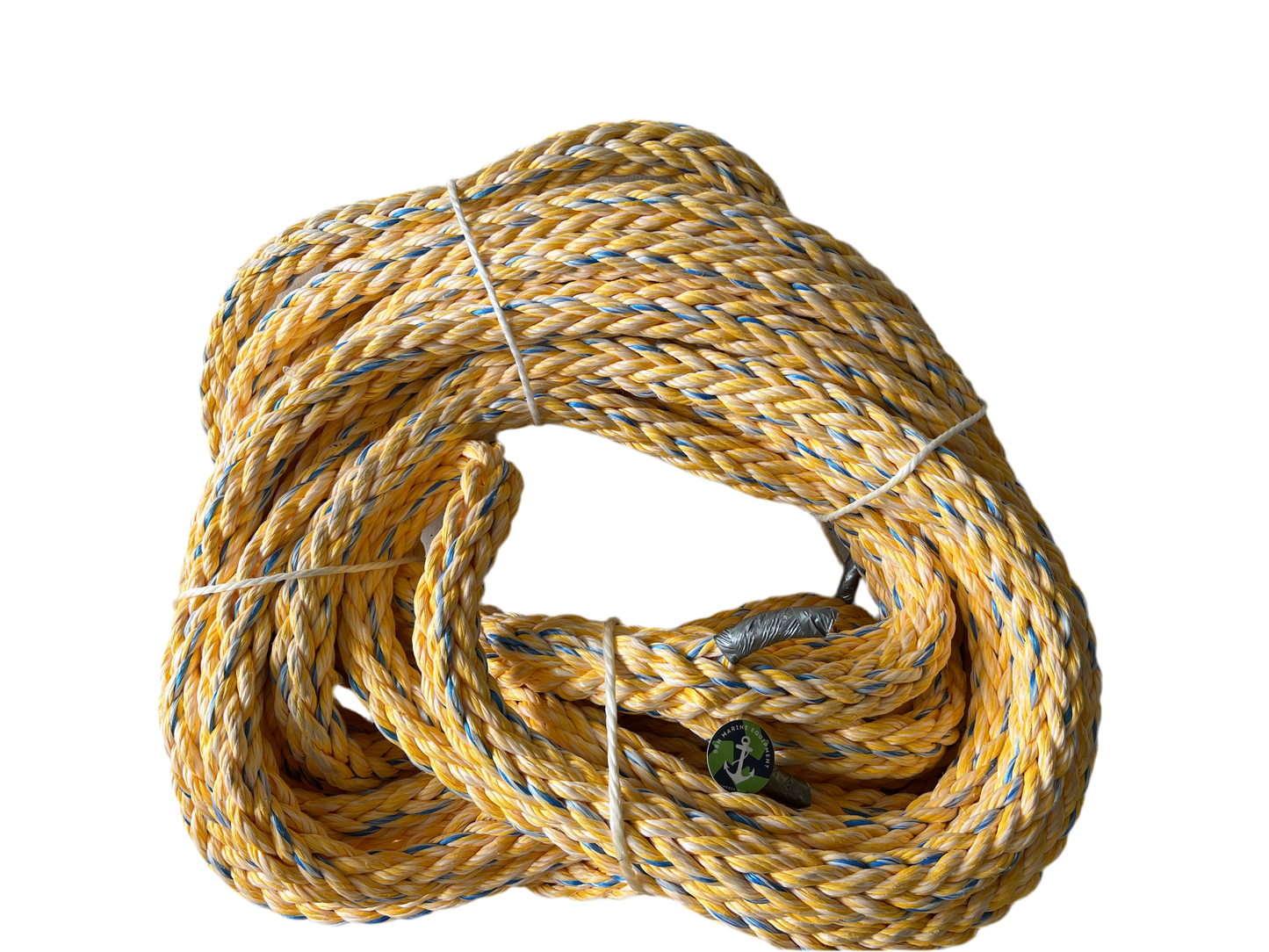 Orkaan rope 40mm 18mtr 2 oog breeksterkte 31 Ton