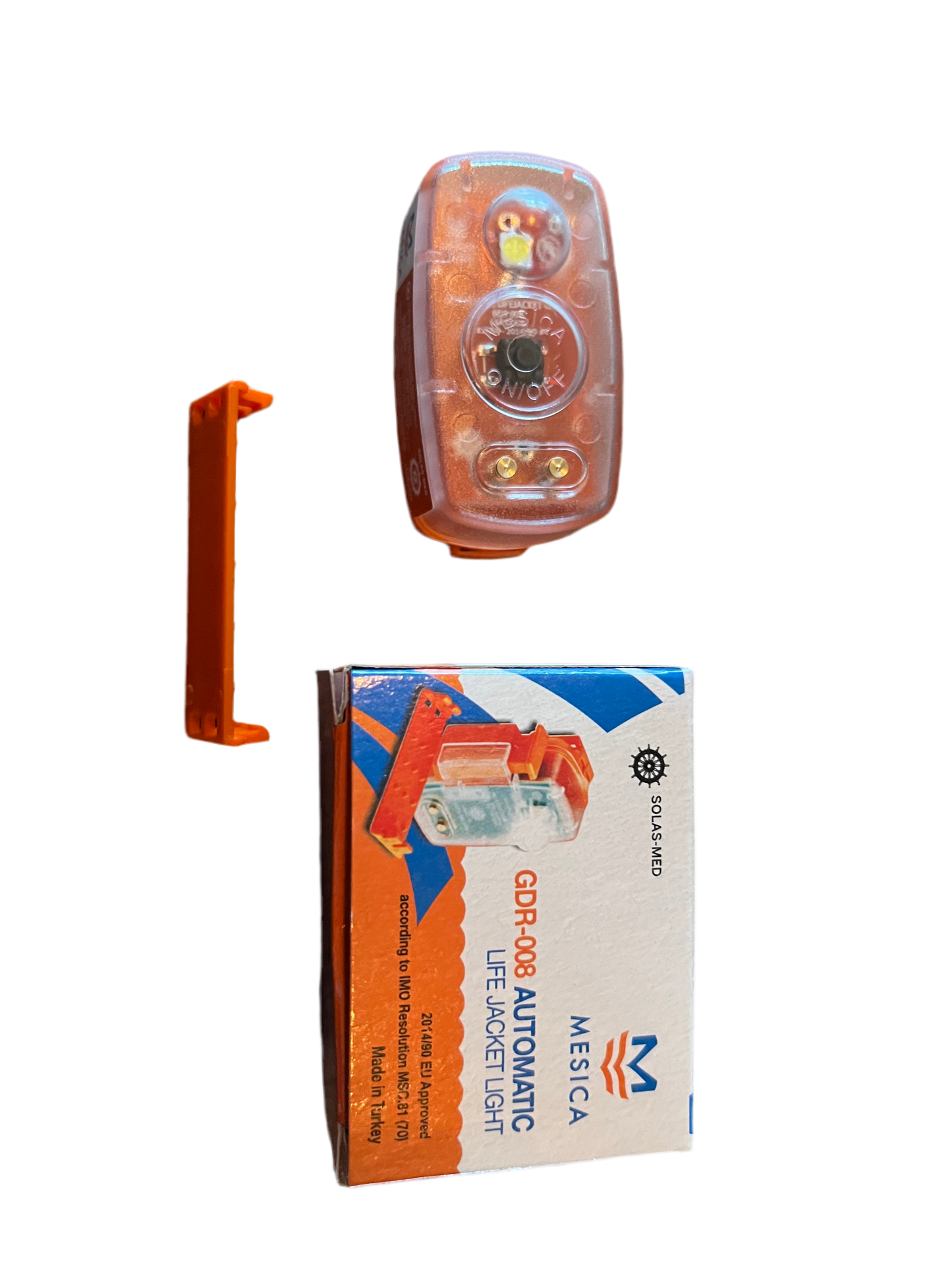Automatic life Jacket light GDR 008 SOLAS Aan/Uit Automatisch Reddingsvestlampje