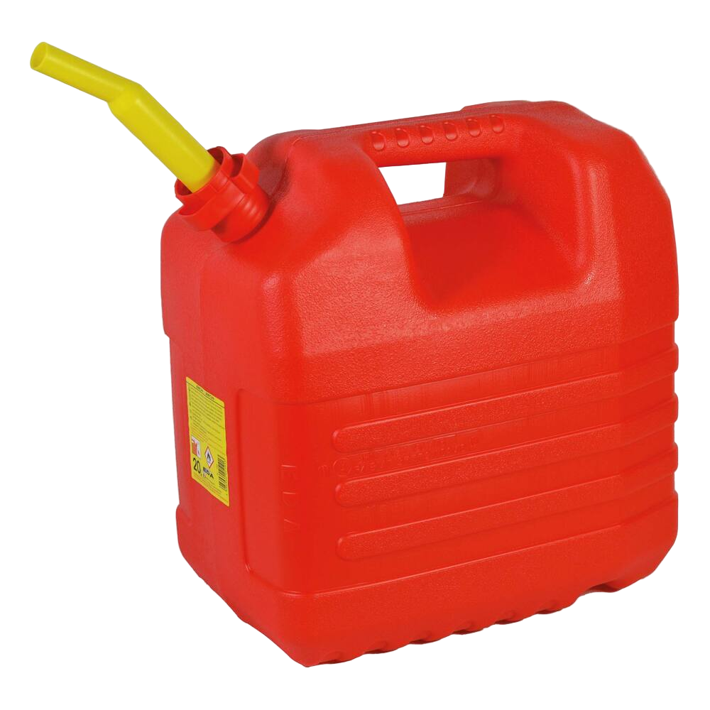 RODE JERRYCAN KUNSTSTOF+TUIT 20L NIEUW!!!