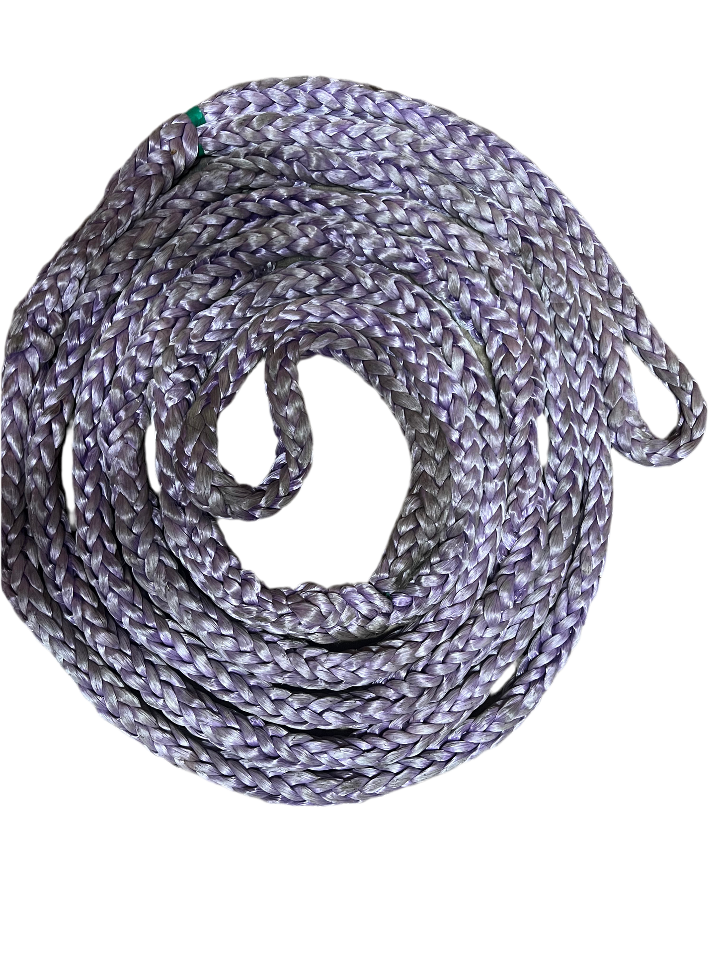 Hawkpurple-line HMPE Meerlijn Sleep touw 12Mtr 36MM 2 Oog BS 100+ Ton Dyneema afgeleid