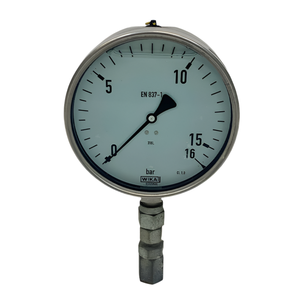 Wika Manometer / drukmeter RVS