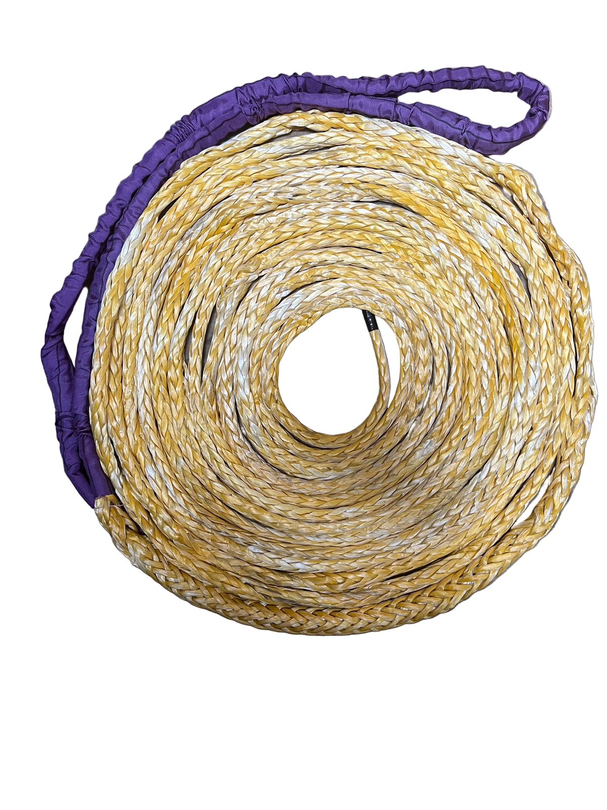 Hawk-Line Touw HMPE 20MTR 18MM 24Ton 1 Bekleed Oog NIEUW!!! scheepstouw aanmeer- / sleeplijn Dyneema afgeleid