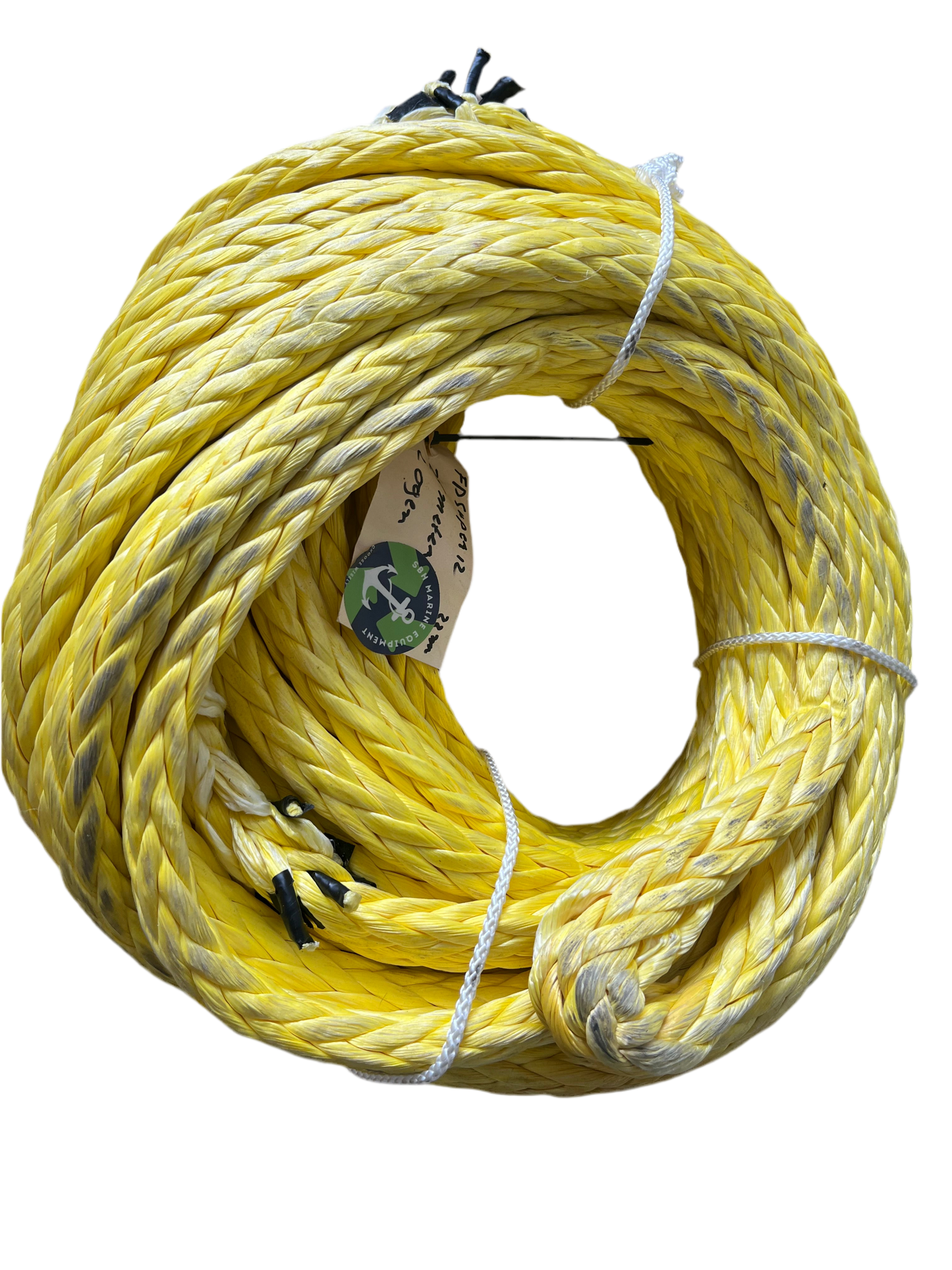 Hawk-Line Touw UHMWPE - 2 oog 25mtr 22mm 40Ton - ISO 2307 Dyneema afgeleid