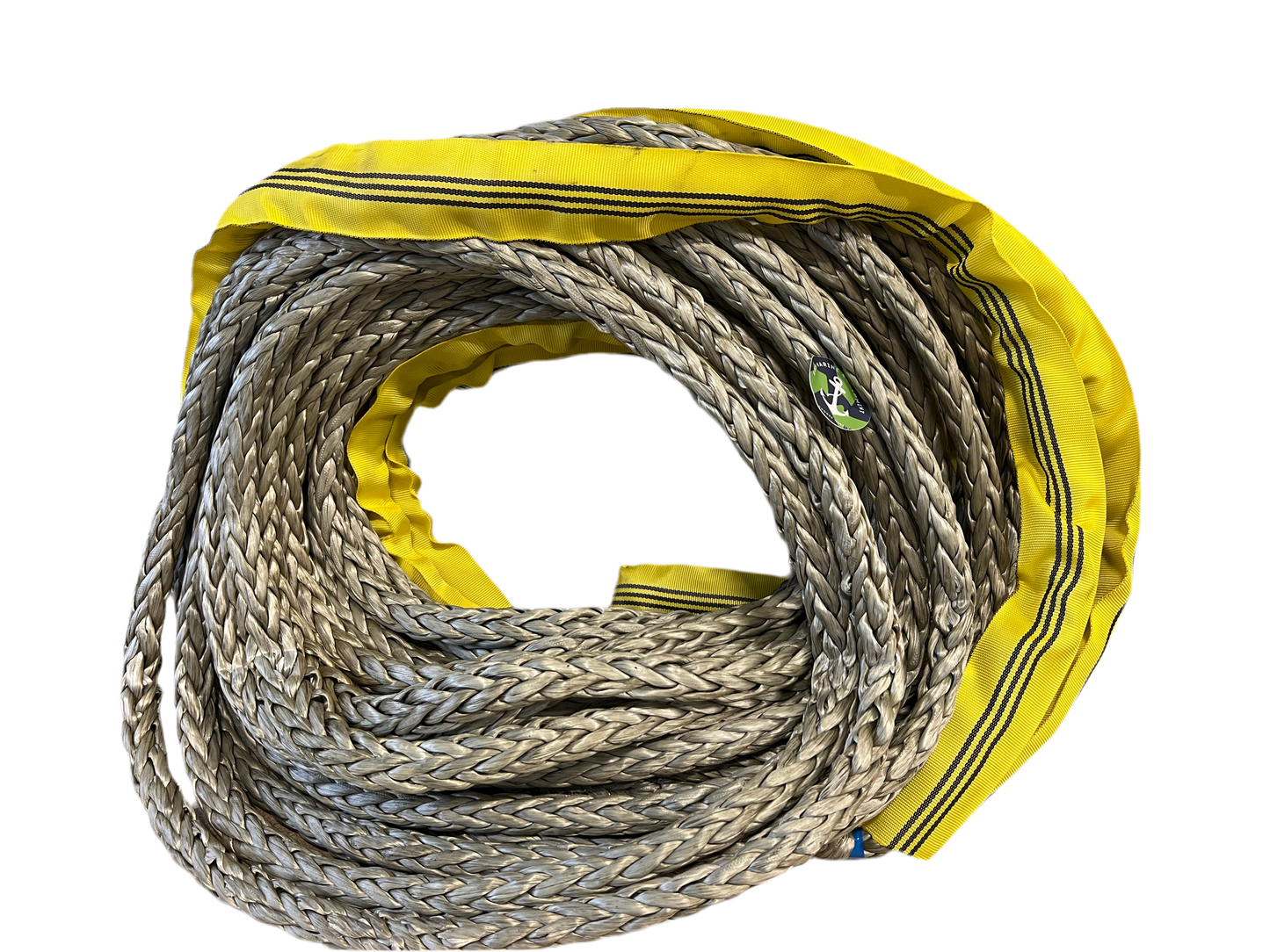 Grey-Line Touw UHMPE - 2 oog 35 mtr 20 mm 38TON Meertouw ISO 2307 Dyneema afgeleid
