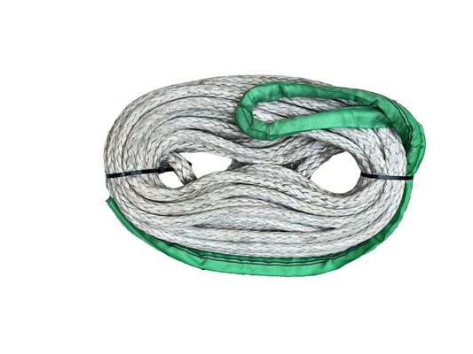 Hawk-Line Silver Grey Touw UHMPE 30MTR 16MM  24Ton 1 bekleed Oog NIEUW!!! meerlijn Scheepstouw Dyneema afgeleid