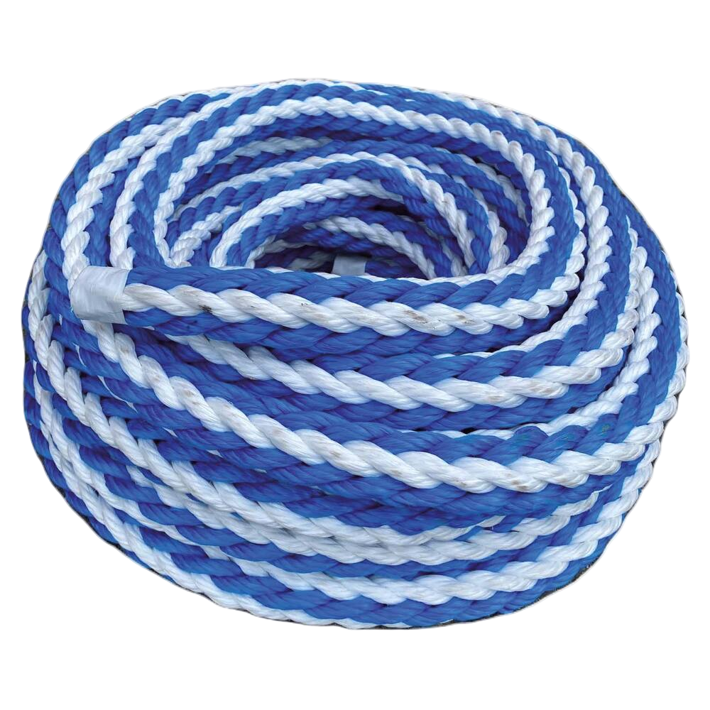 White Blue Orkaan-12 16MM 220mtr Meertouw Nieuw!!!