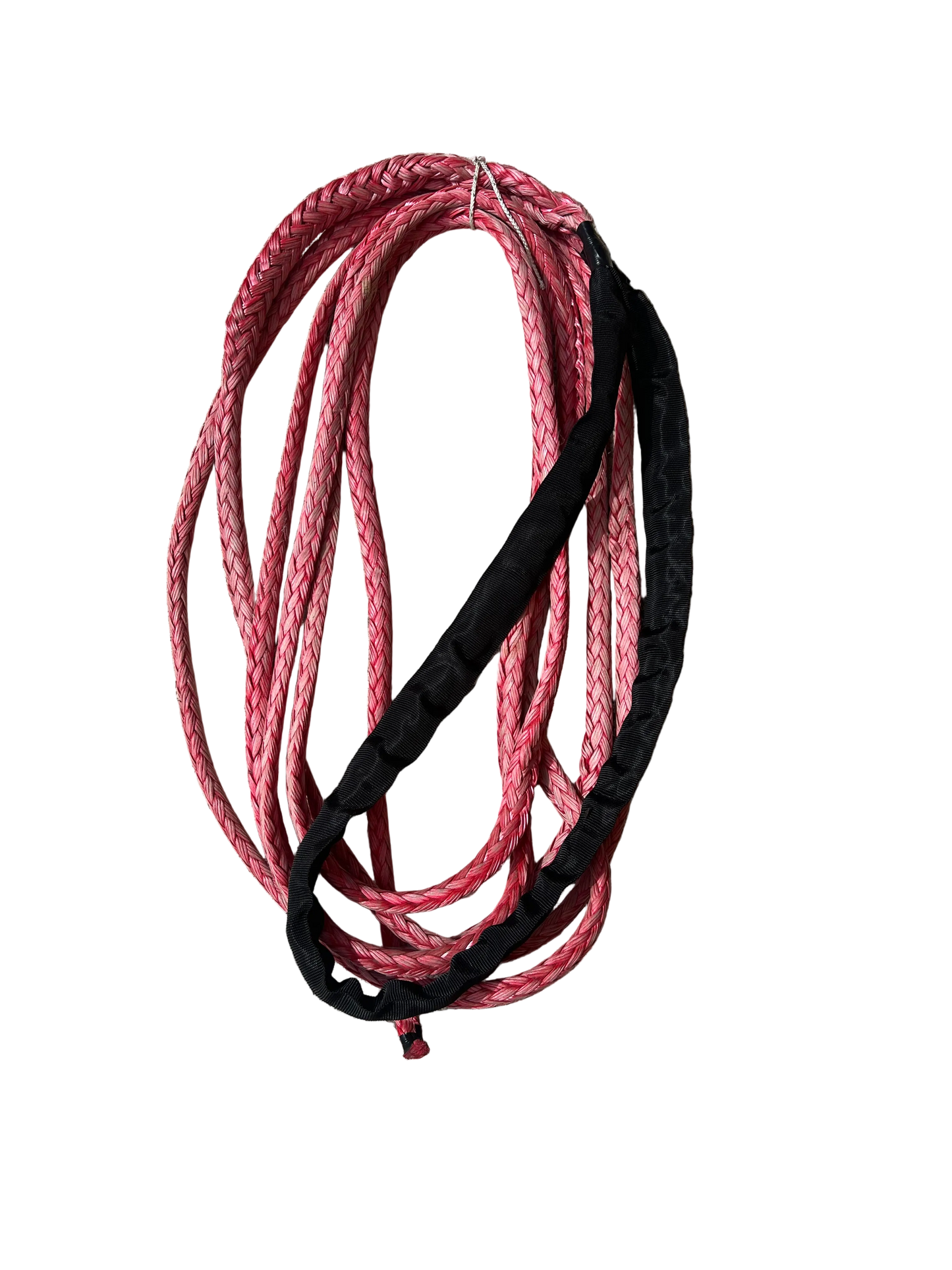 Hawk-Line Red Gurnard Touw HMPE 11 MTR 18 MM 24Ton 1 bekleed Oog mooring line afmeerlijn Dyneema rope afgeleid
