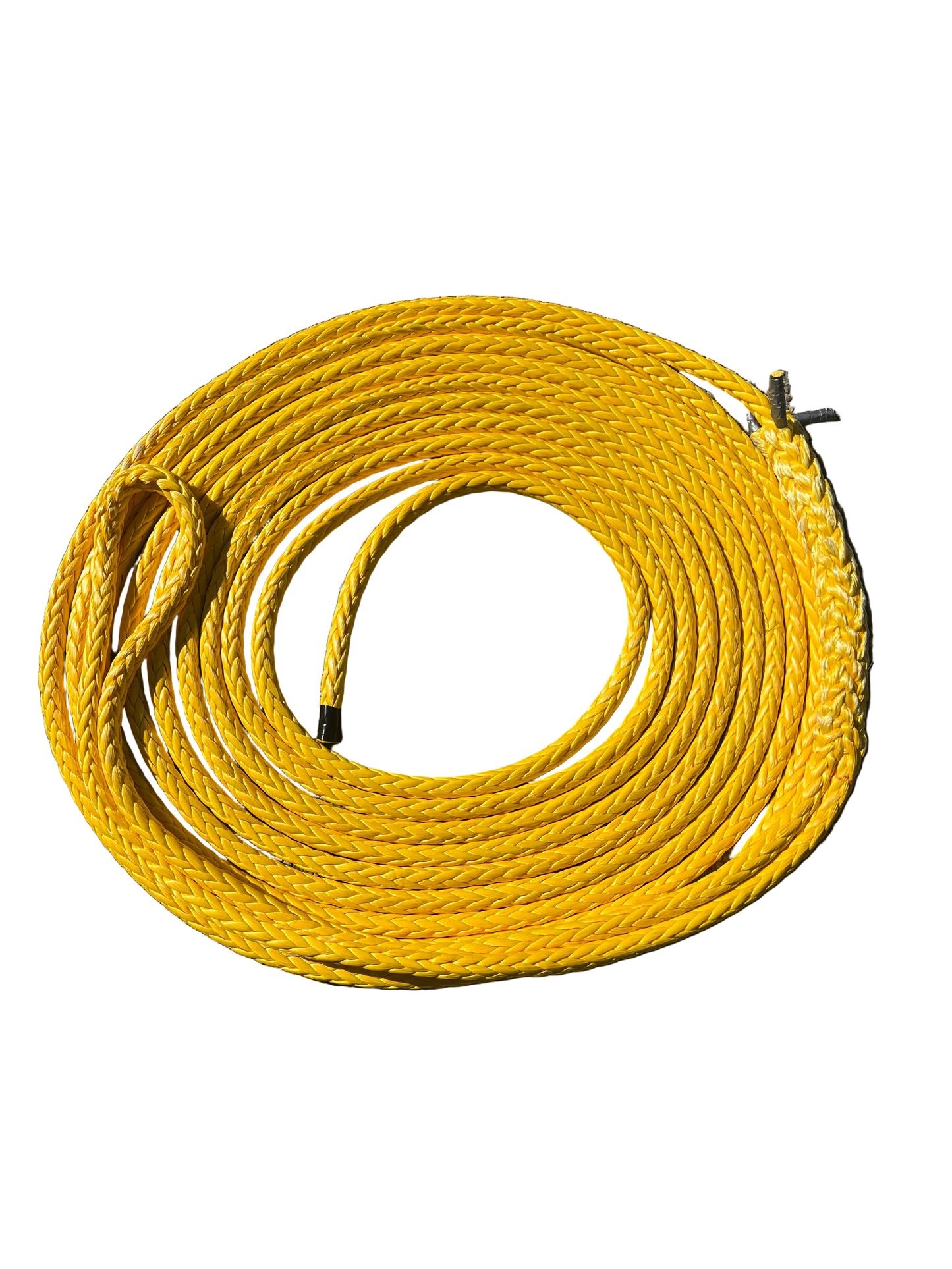 Hawk-Line Touw UHMPE 23Mtr 20 MM BS 37,4 Ton 1 Oog NIEUW!!! en ISO 2307 meerlijn Dyneema rope afgeleid