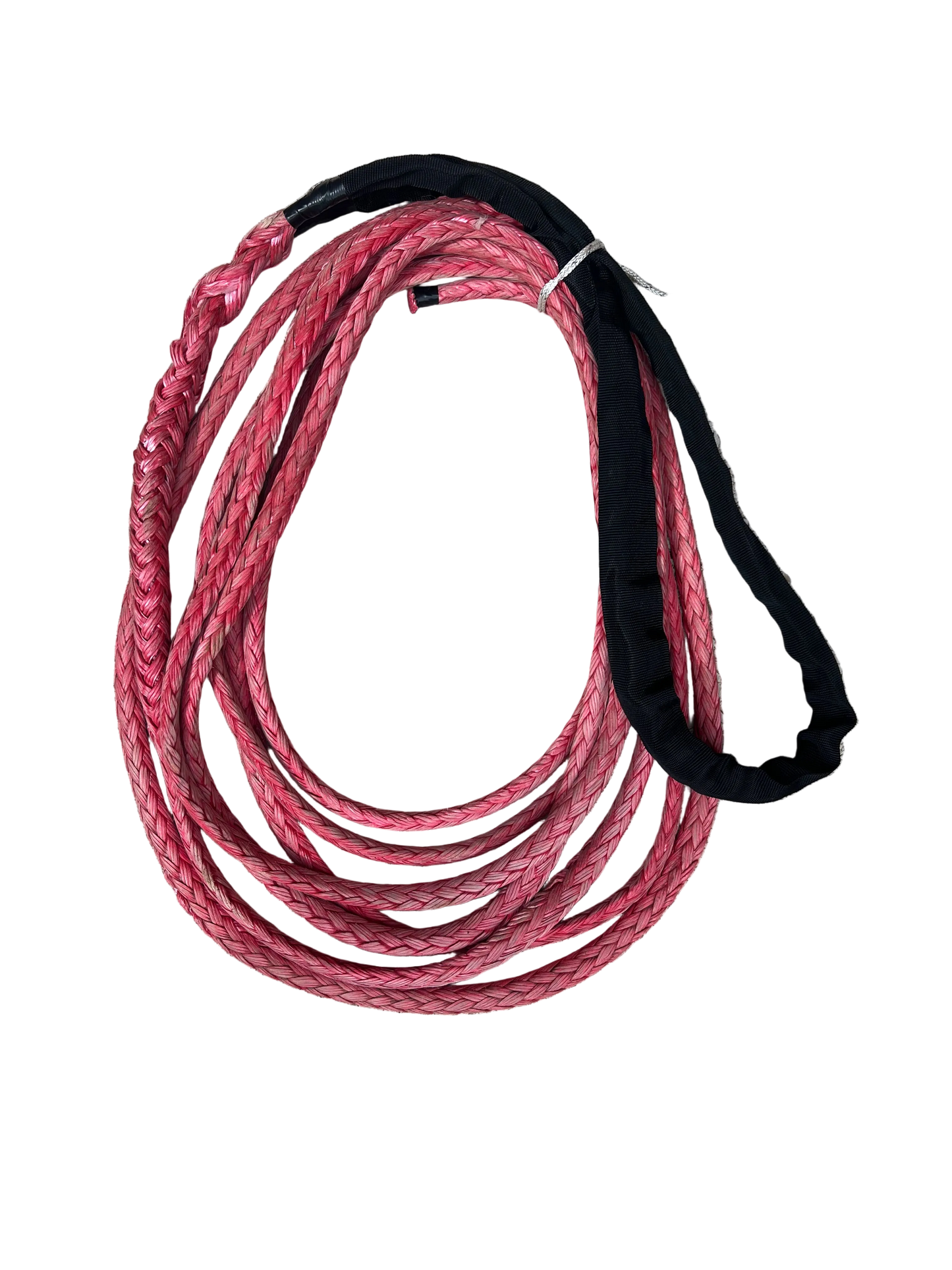 Hawk-Line Red Gurnard Touw HMPE 11 MTR 18 MM 24Ton 1 bekleed Oog mooring line afmeerlijn Dyneema rope afgeleid