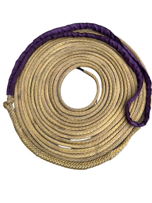 Hawk-Line Touw HMPE 25MTR 18MM 24Ton  1 Bekleed Oog touw aanmeer- / sleeplijn Dyneema afgeleid.