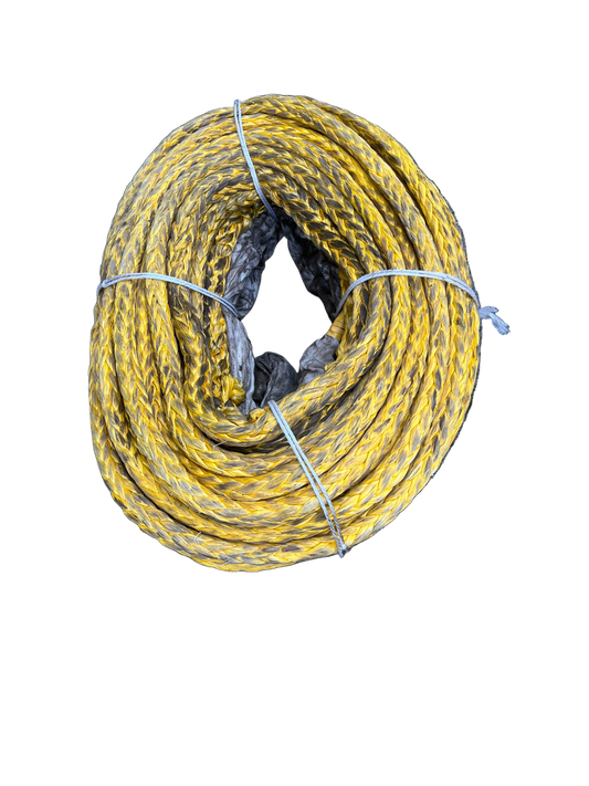 Hawk-Line HMPE Meer/sleeptouw 72 MTR 34 MM 2 OOG BS 70+ TON Dyneema afgeleid