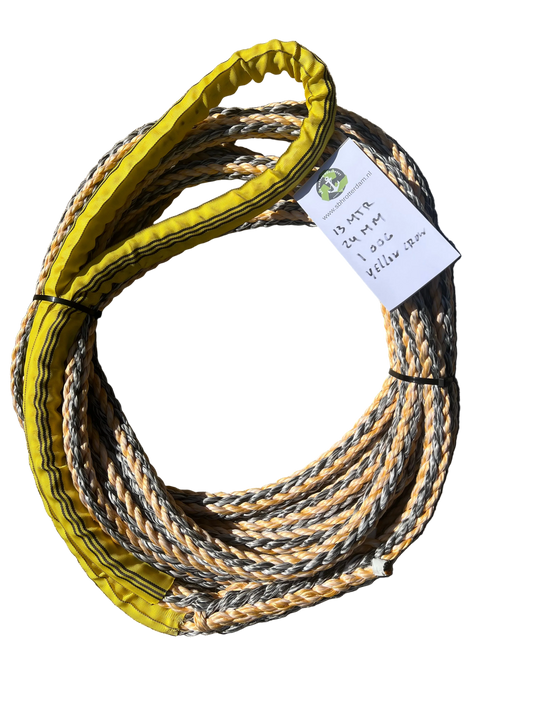 Yellow-Crow Eight 13 Mtr 24 MM 1 bekleed oog. NIEUW!!!