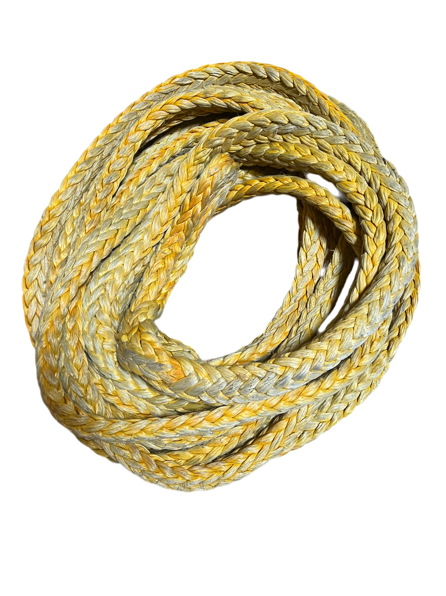 Hawk-Line touw HMPE Sleeplijn / Meerlijn 19 Mtr 34 MM 2 trek/sleep oogjes BS 95Ton