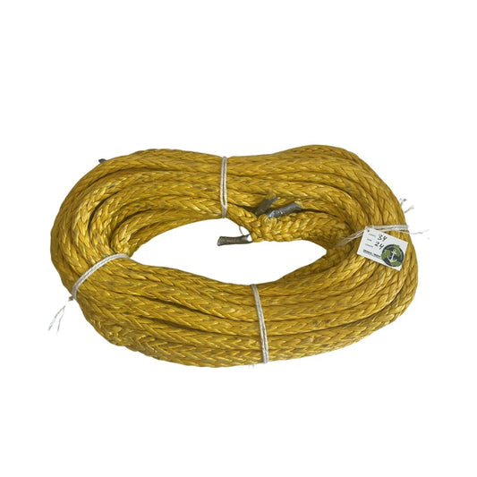 Hawk-Line Touw UHMPE - 2 oog 34 mtr 24mm 45TON ISO 2307 Gecertificeerd/ Dyneema afgeleid